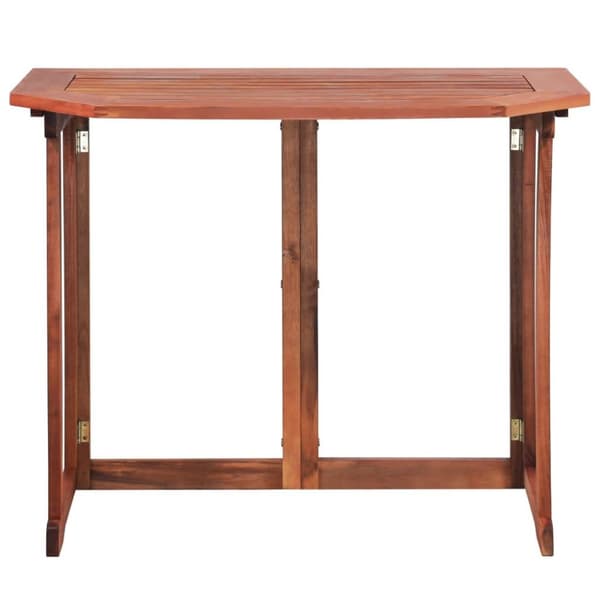vidaXL Bistropöytä 90x50x75 cm täysi akaasiapuu