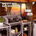 Miniatyrbild 4 av 11: Campingkök XXL med 5 fack - grå
