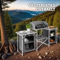 Miniatyrbild 8 av 11: Campingkök XXL med 5 fack - grå