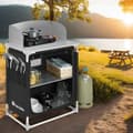 Miniatyrbild 9 av 11: Campingkök Premium med 2 fack - svart