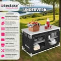 Miniatyrbild 2 av 11: Campingkök Bekvämlighet med 4 fack - svart