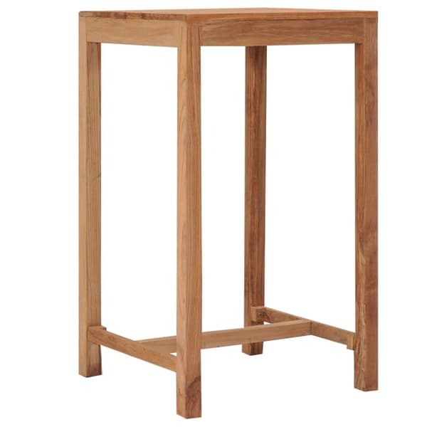 vidaXL Ulkobaaripöytä 60x60x105 cm täysi tiikki