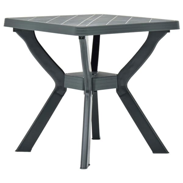 vidaXL bistrobord 70x70x72 cm plast grøn