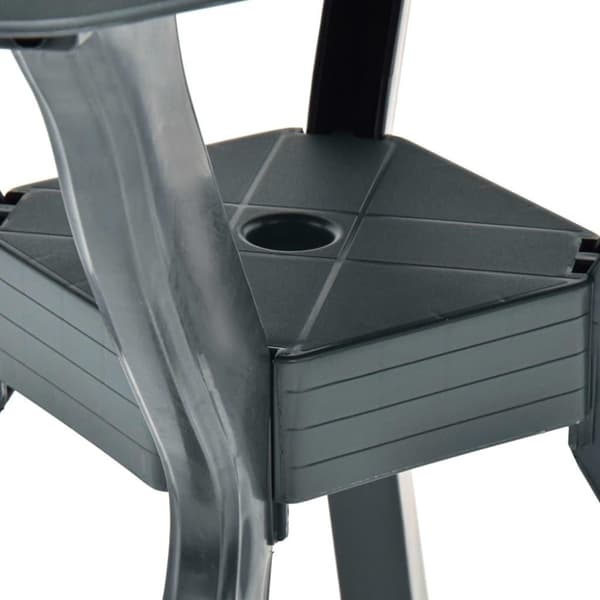 vidaXL bistrobord 70x70x72 cm plast grøn