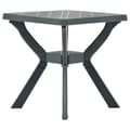 Miniatyrbillede 1 af 6: vidaXL bistrobord 70x70x72 cm plast grøn