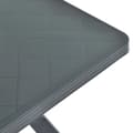 Pikkukuva 4 / 6: vidaXL Bistropöytä antrasiitti 70x70x72 cm muovi