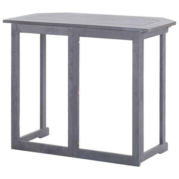 vidaXL Sammenleggbart balkongbord 90x50x74 cm heltre akasie
