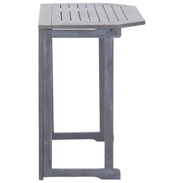vidaXL Sammenleggbart balkongbord 90x50x74 cm heltre akasie