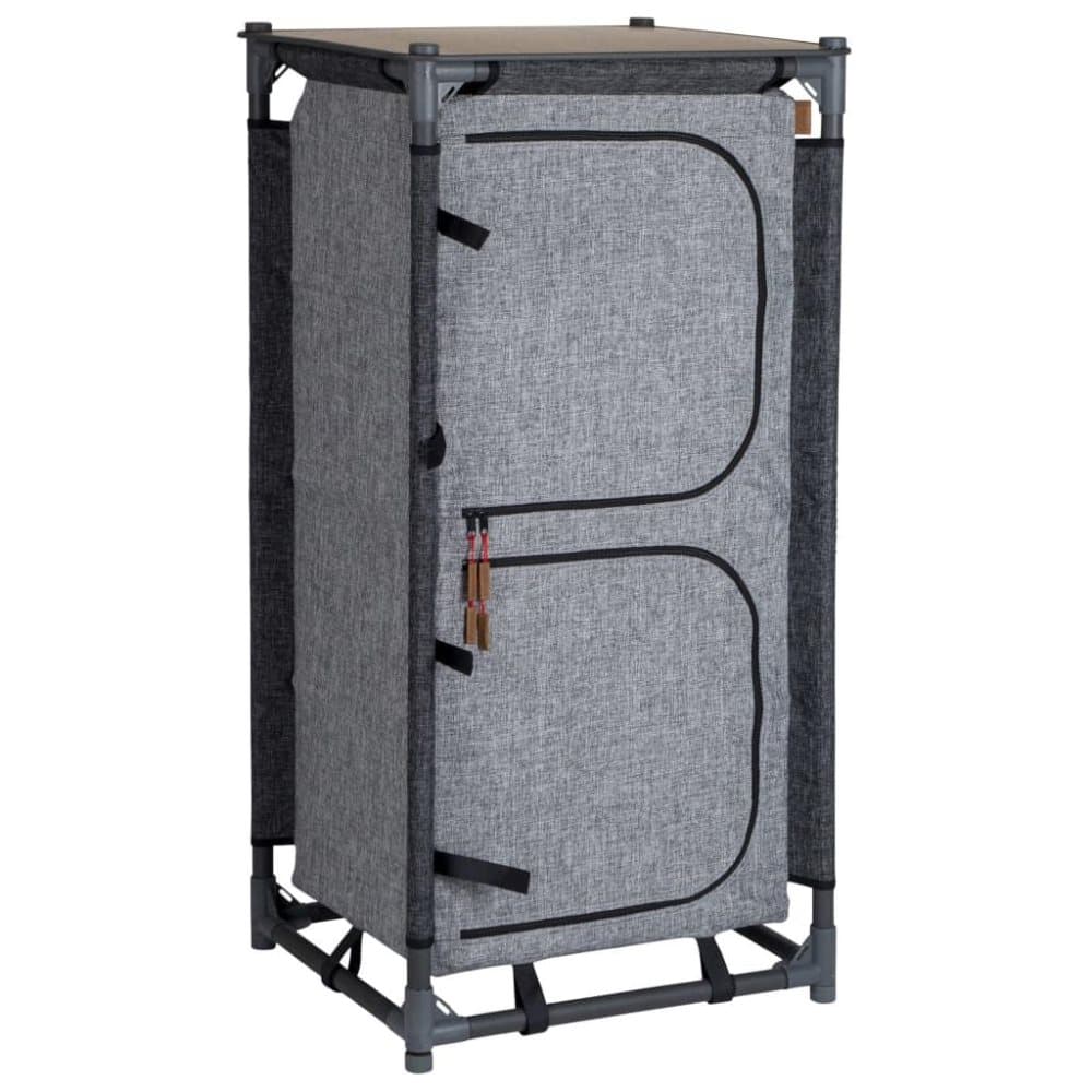 Bo-Camp campingskab Charlton 57x48x114 cm antracitgrå