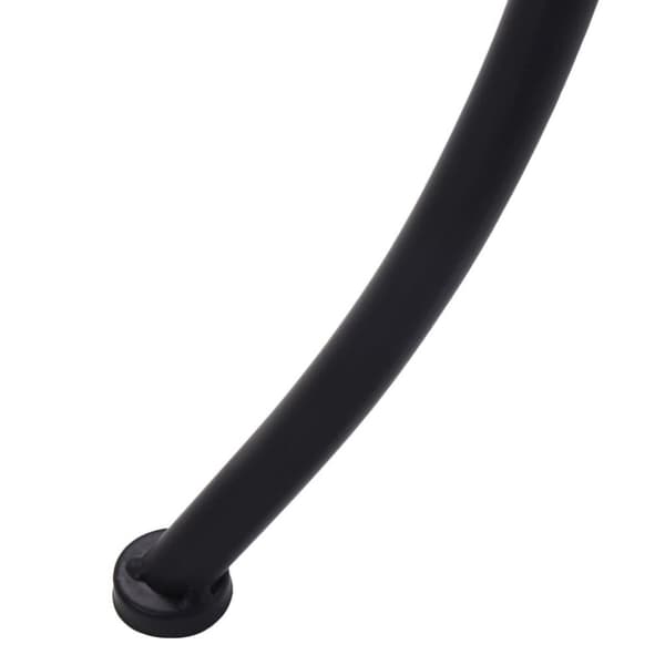 vidaXL Mosaikkbistrobord svart og hvit 60 cm keramikk