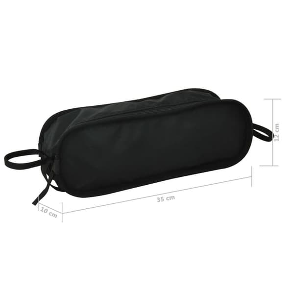 vidaXL foldbare campingstole 2 stk. m. bæretaske 54x50x65 cm aluminium