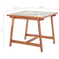 Miniatyrbillede 7 af 8: vidaXL havebord flisebordplade 88x88x75 cm massivt akacietræ