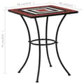 Pikkukuva 8 / 8: vidaXL Mosaiikkibistropöytä terrakotta ja valkoinen 60 cm keramiikka
