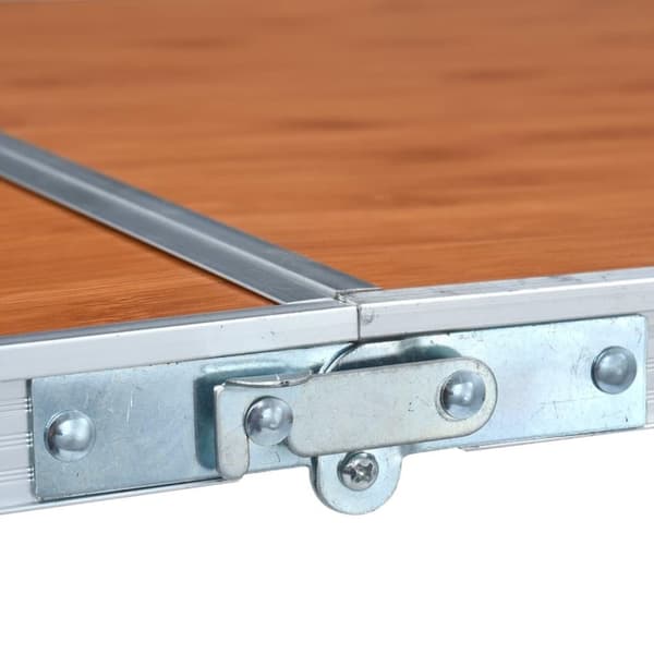 vidaXL foldbart campingbord aluminium 240 x 60 cm