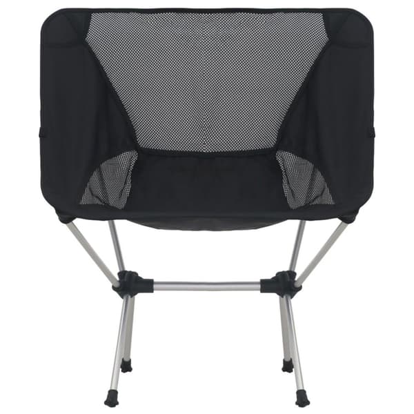 vidaXL Sammenleggbare campingstoler 2 stk veske 54x50x56 cm aluminium