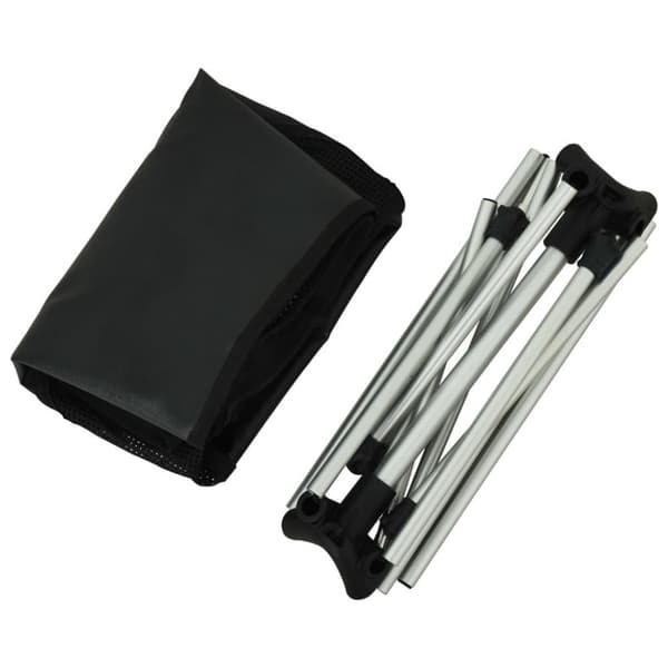 vidaXL Sammenleggbare campingstoler 2 stk veske 54x50x56 cm aluminium