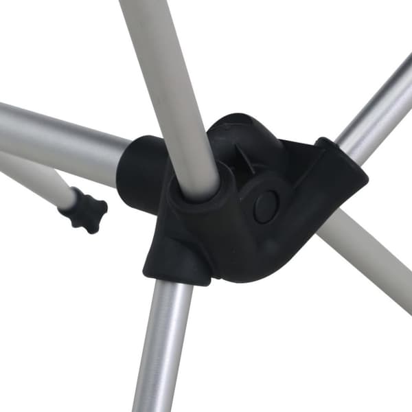 vidaXL Sammenleggbare campingstoler 2 stk veske 54x50x56 cm aluminium