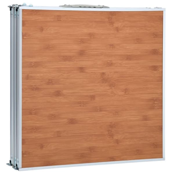 vidaXL foldbart campingbord aluminium 180 x 60 cm