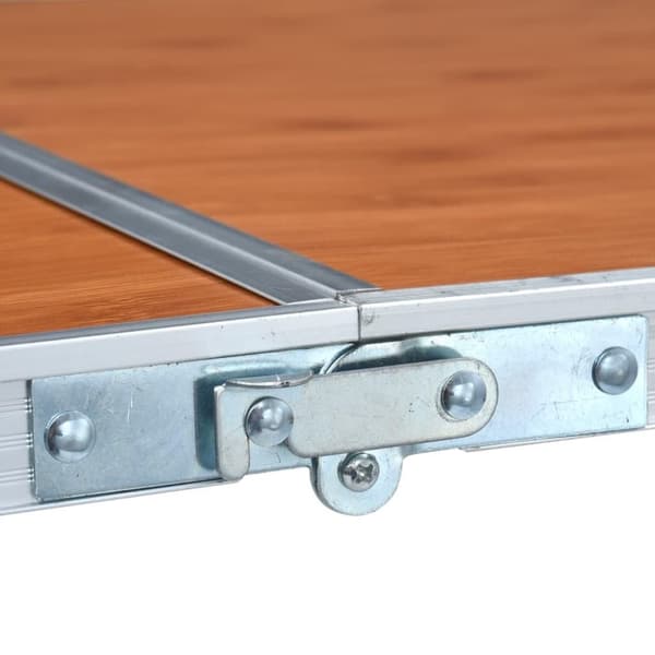 vidaXL foldbart campingbord aluminium 180 x 60 cm