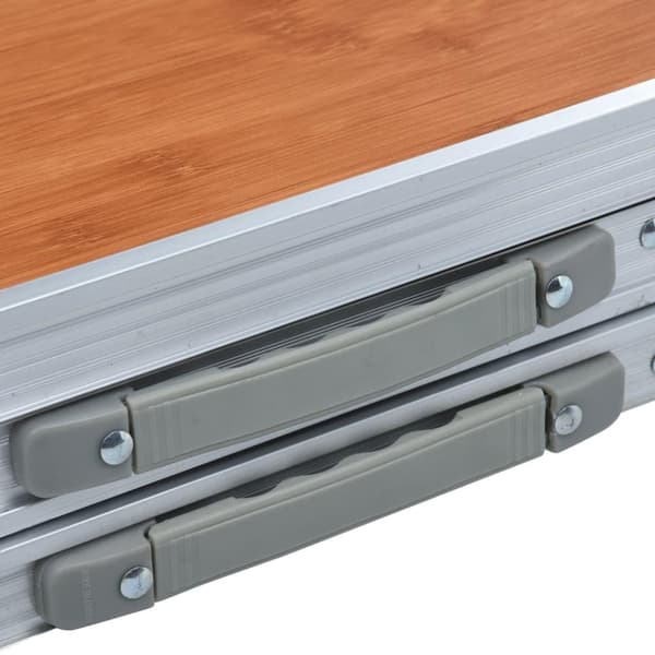 vidaXL foldbart campingbord aluminium 180 x 60 cm