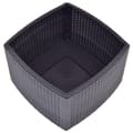 Miniatyrbild 4 av 6: vidaXL Sidobord mocka 54x54x36,5 cm plast