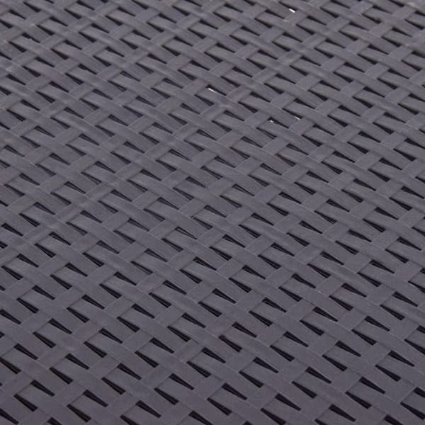 vidaXL Sidobord mocka 54x54x36,5 cm plast