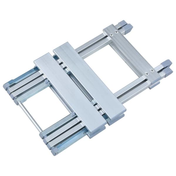 vidaXL Campingkrakk aluminium 28x26x39 cm