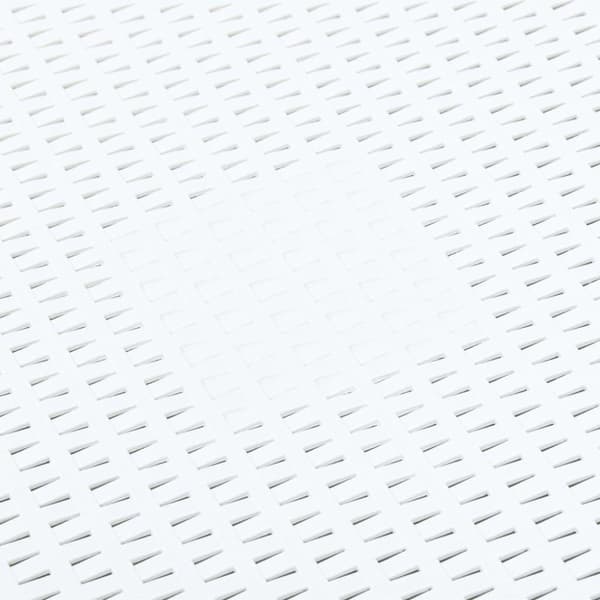 vidaXL Sidobord vit 54x54x36,5 cm plast