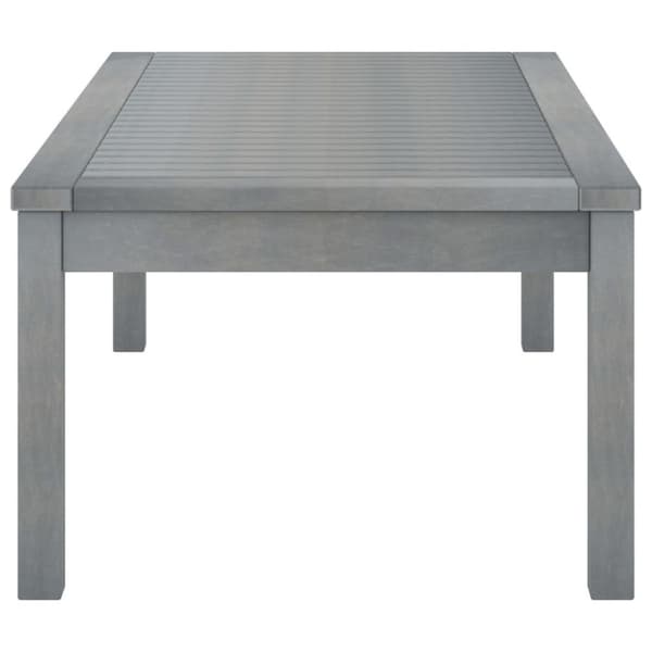 vidaXL Sofabord 100x50x33 cm grå heltre akasie change2