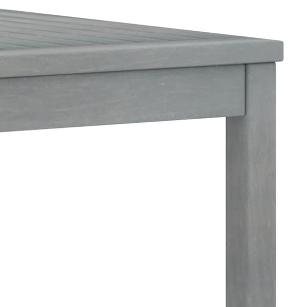 vidaXL Sofabord 100x50x33 cm grå heltre akasie change2