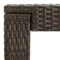 Miniatyrbilde 5 av 6: vidaXL Utendørs barbord brun 140,5x60,5x110,5 cm polyrotting