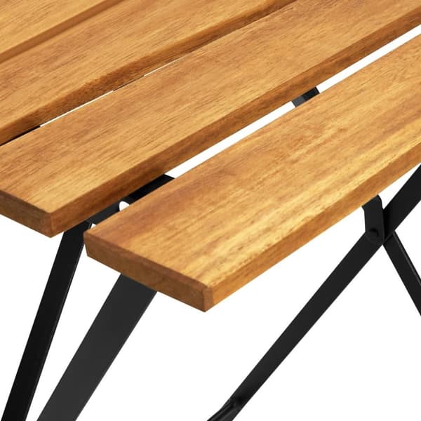 vidaXL bistrobord 55x54x71 cm massivt akacietræ
