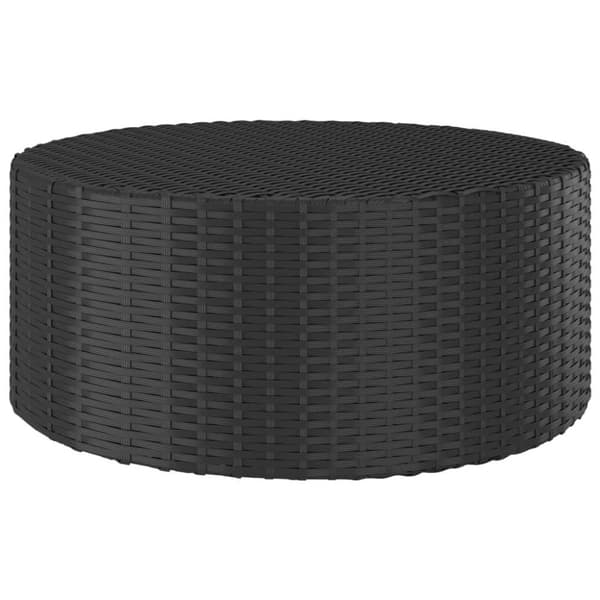 vidaXL Tebord svart 68x68x30 cm polyrotting