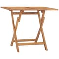 Miniatyrbillede 1 af 8: vidaXL foldbart havebord 90x60x75 cm massivt teaktræ