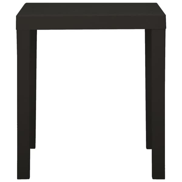 vidaXL havebord 79x65x72 cm plastik antracitgrå