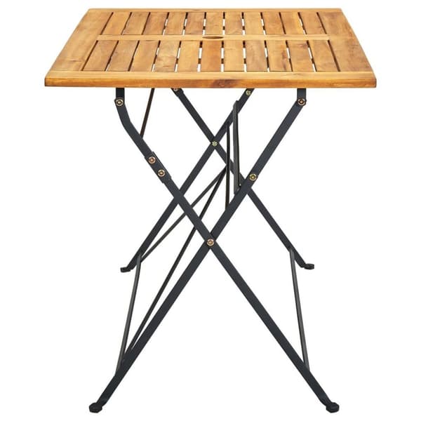 vidaXL Sammenleggbart hagebord 120x70x74 cm heltre akasie