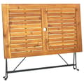 Miniatyrbilde 4 av 6: vidaXL Sammenleggbart hagebord 120x70x74 cm heltre akasie