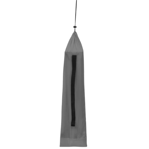 vidaXL campingseng 180x60x19 cm oxfordstof og stål grå