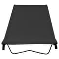 Miniatyrbillede 3 af 7: vidaXL campingsenge 2 stk.180x60x19 cm oxfordstof og stål sort