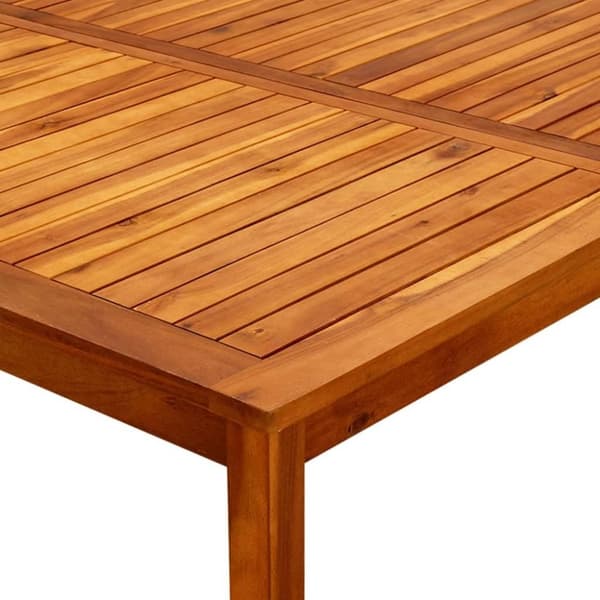 vidaXL sofabord til haven 110x110x45 cm massivt akacietræ