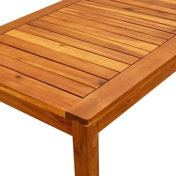 vidaXL Hagesalongbord 90x50x36 cm heltre akasie