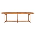 Miniatyrbilde 2 av 6: vidaXL Utendørs spisebord 280x90x75 cm heltre akasie