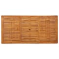 Miniatyrbilde 4 av 6: vidaXL Utendørs spisebord 180x90x75 cm heltre akasie