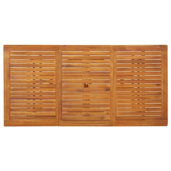 vidaXL Utendørs spisebord 180x90x75 cm heltre akasie