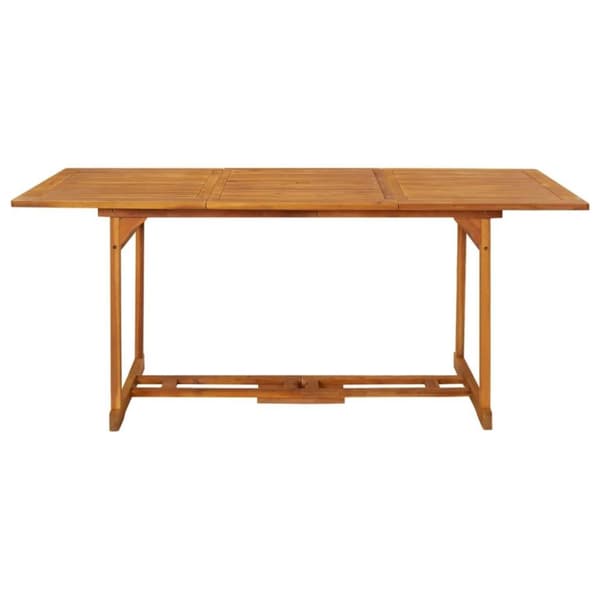 vidaXL Utendørs spisebord 180x90x75 cm heltre akasie