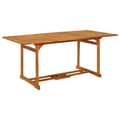 Miniatyrbilde 1 av 6: vidaXL Utendørs spisebord 180x90x75 cm heltre akasie