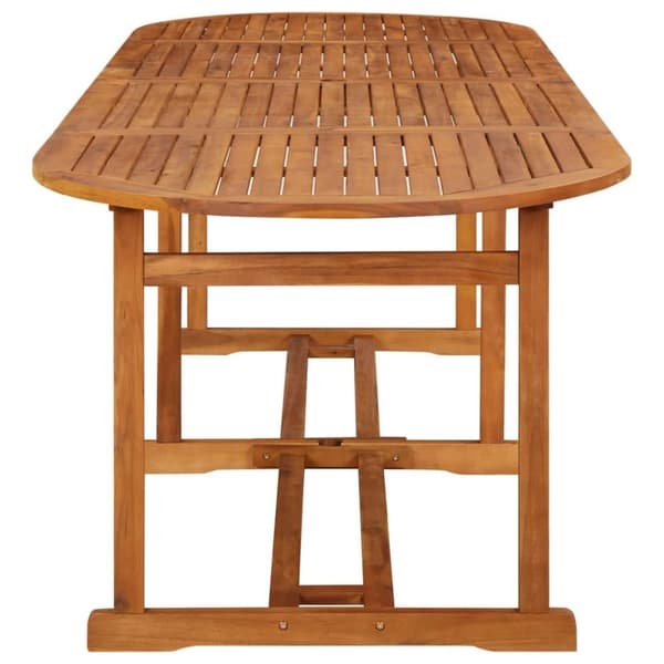 vidaXL havebord 280x90x75 cm massivt akacietræ
