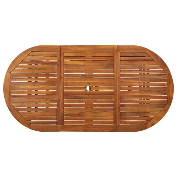 vidaXL havebord 180x90x75 cm massivt akacietræ