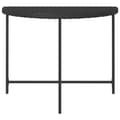 Miniatyrbillede 4 af 10: vidaXL havebord 100x50x75 cm polyrattan sort