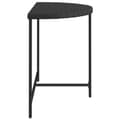 Miniatyrbillede 5 af 10: vidaXL havebord 100x50x75 cm polyrattan sort